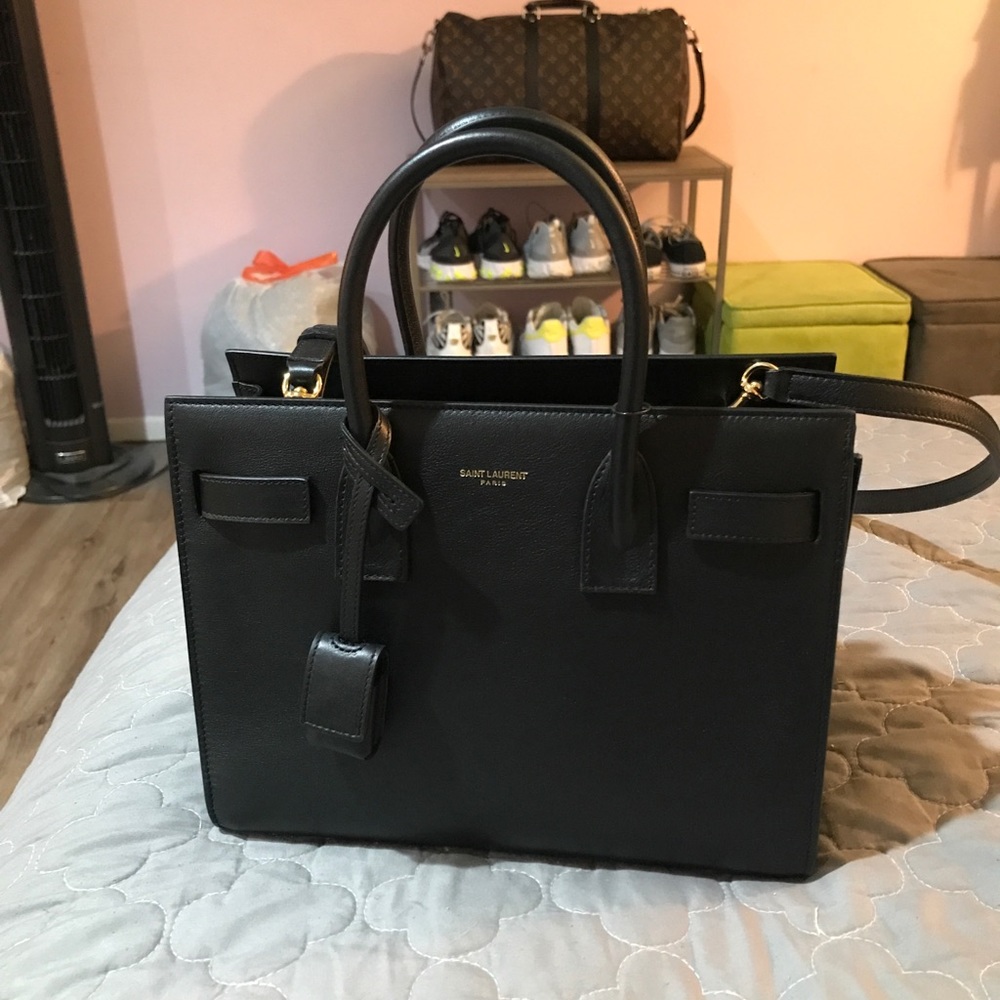 YSL Baby Sac De Jour in Smooth Leather - Black